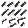1Pcs Plastic Fish Tank Water Outlet Black Return Pipe Connector  for Fish Tank Aquarium