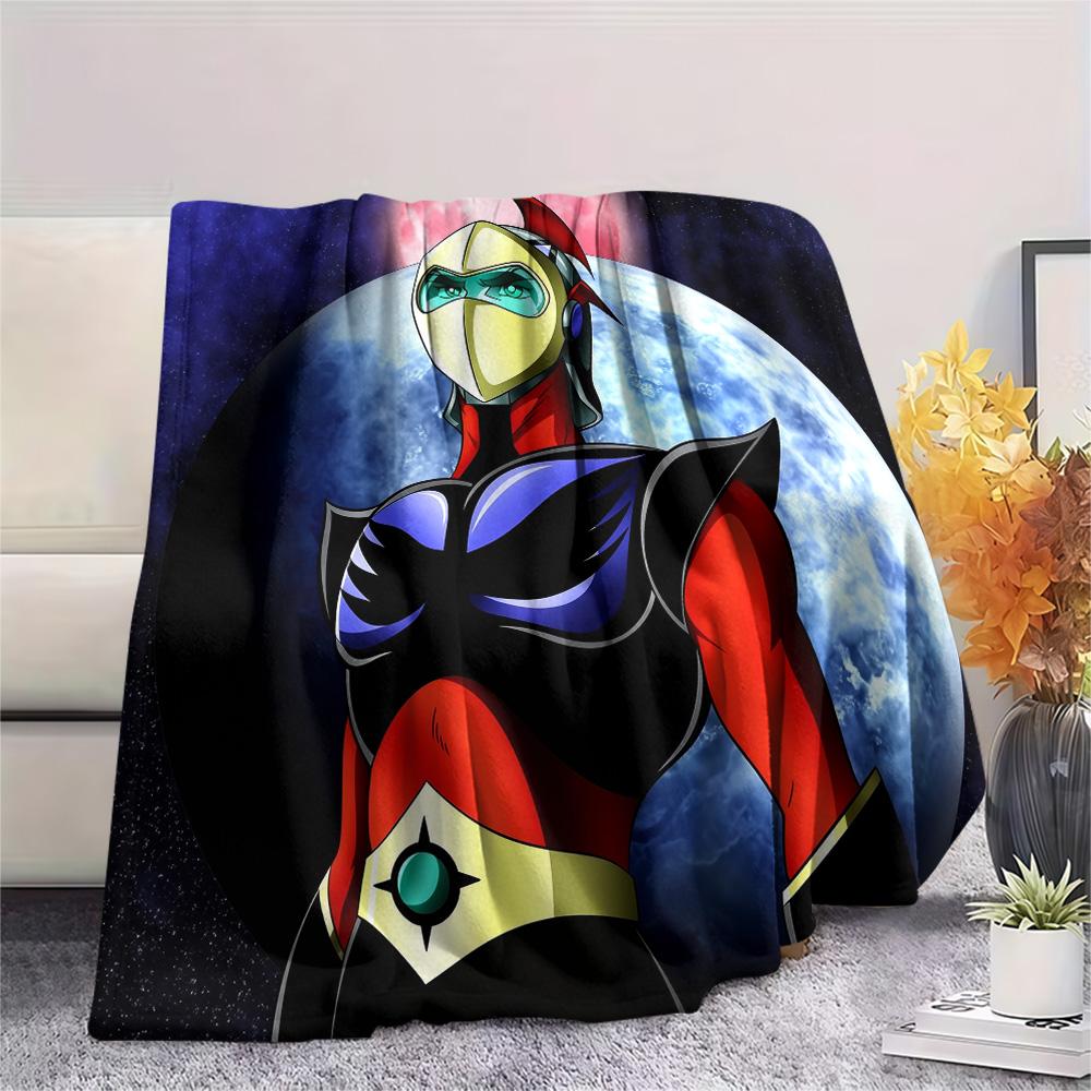 Daisuke Kadota Print Flannel Blanket, High quality Comfortable for All Seasons, Home Decor, Warmth and Comfort