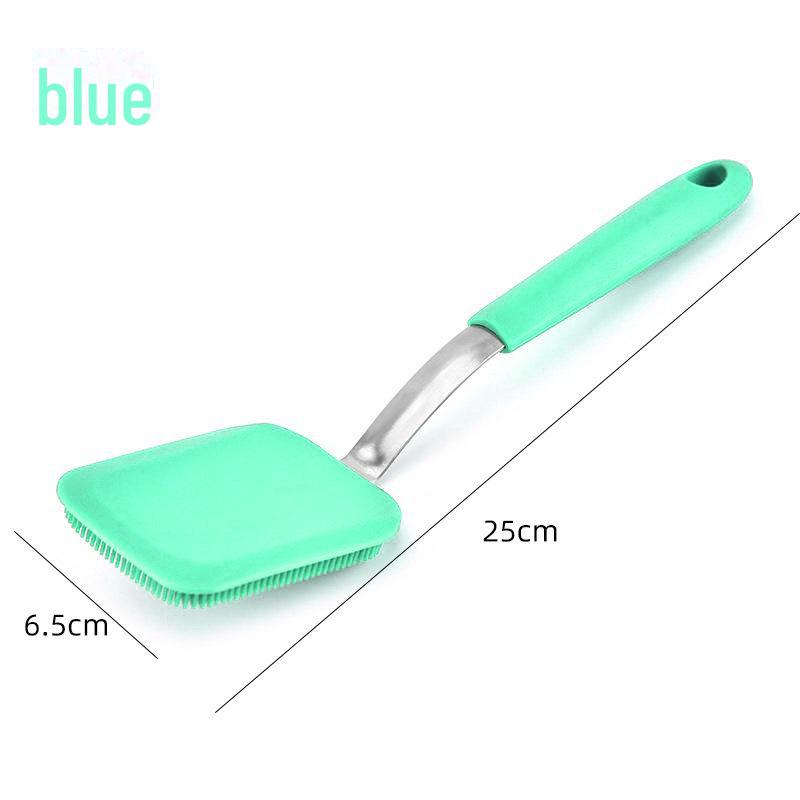 Силиконовая щетка-лопатка для мытья посуды, мягкая щетина, без содержания масел, не повреждает поверхность, универсальное чистящее средство для кухни