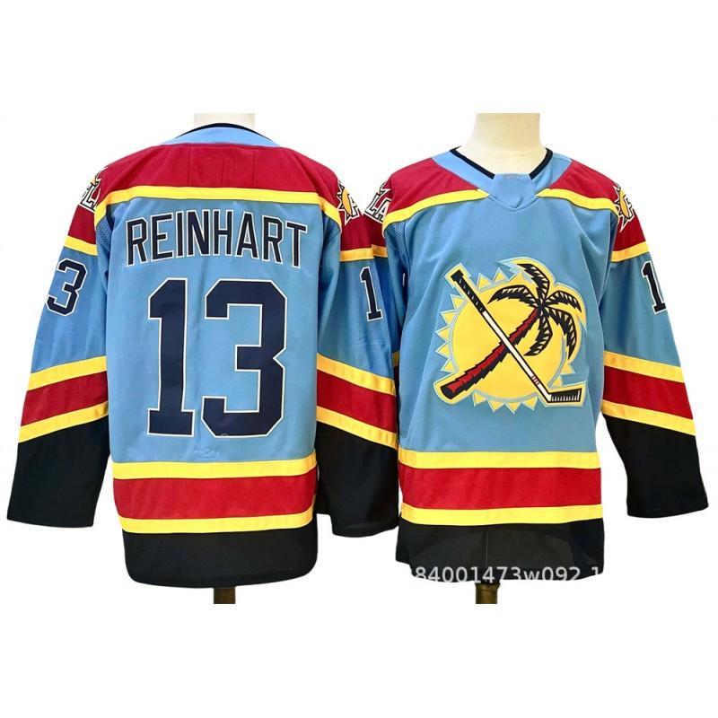 Mens Retro Ice Hockey Jersey Team Florida Panthers 16 Embroidered Practice Uniform Cotton Blend