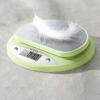 Kitchen Scale 5kg/1g Weight Grams Digital Balance Precision Accurate Green Electronic LCD Food Baking Portable Scale