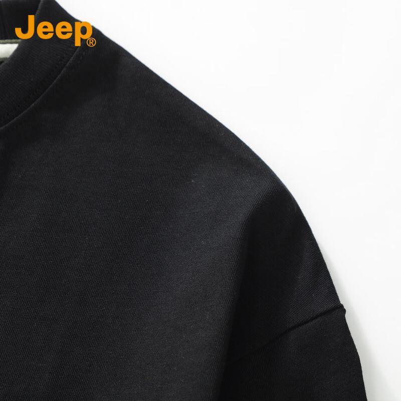 Jeep Мужская повседневная футболка из чистого хлопка с коротким рукавом