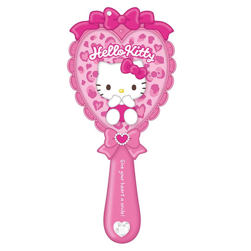 K Company Hello Kitty Hairbrush, Leopard PrintPink KT-HB-HYP