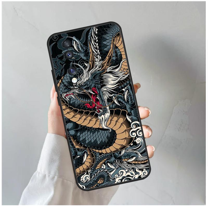 Chinese Dragon Case For Honor X9a X8a X6a X7a X6 X7 X8 X9 X9b X8b Honor 70 50 90 Lite Magic 5 6 Pro Cover