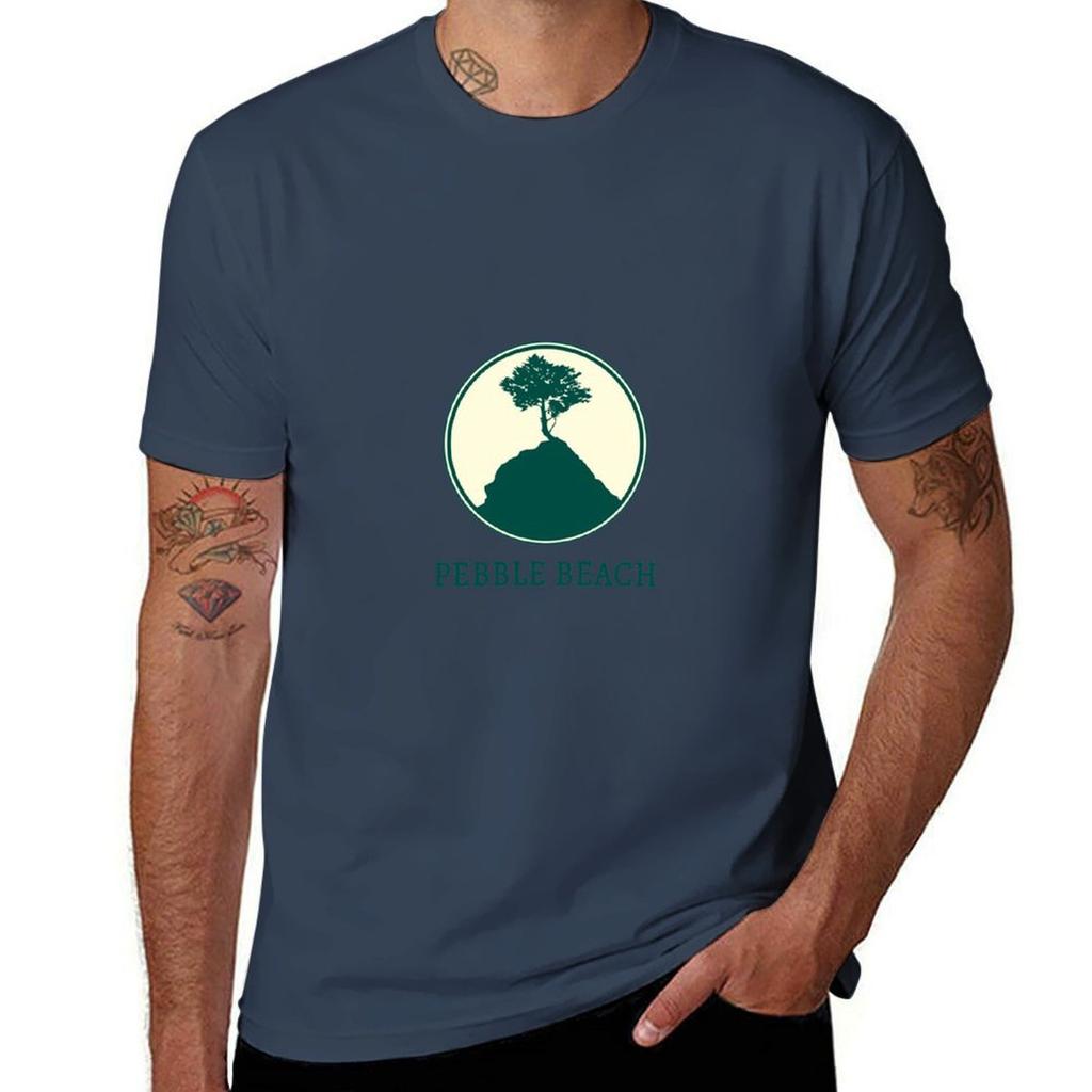 Pebble Beach Golf Tshirt Summer Casual Loose Tshirt