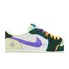 Air Jordan 1 Retro Low OG 'Doernbecher 2023' (Unisex) Gorge Green / Court Purple / White / Barely Volt / Sail Vintage Basketball Shoes FD9665 351