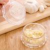 Garlic Press Transparent Manual Grinder Easy Operation Portable Garlic Chopper