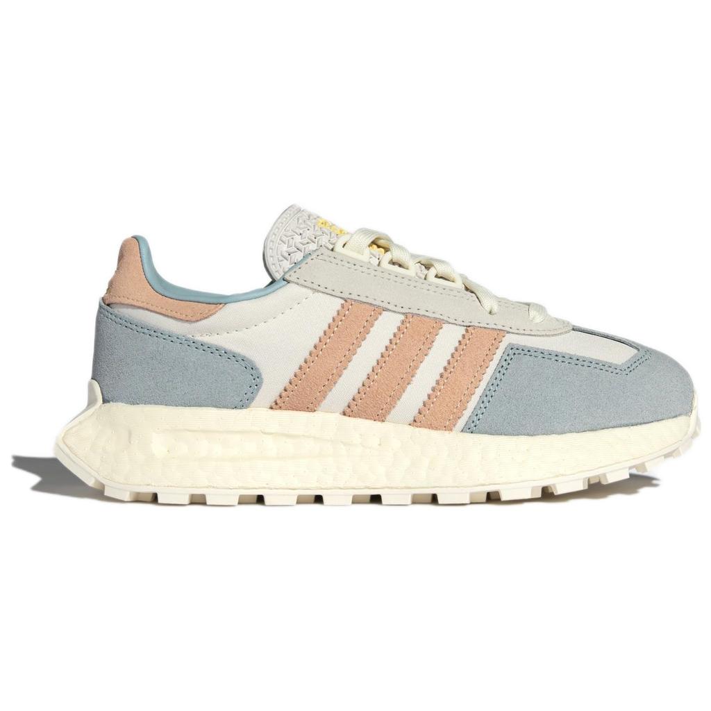 Adidas Originals Retropy E5 Leather Suede Retro Sports Durable Low-Top Lifestyle Shoes Women Sneaker White Gray Pink HP7743