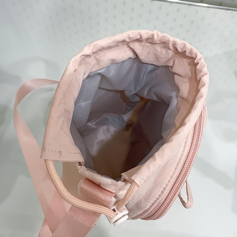 Women's Adjustable Crossbody Bow Bag Drawstring Closure, Casual Everyday Use, Fashion Versatile Single Shoulder Crossbody Bags