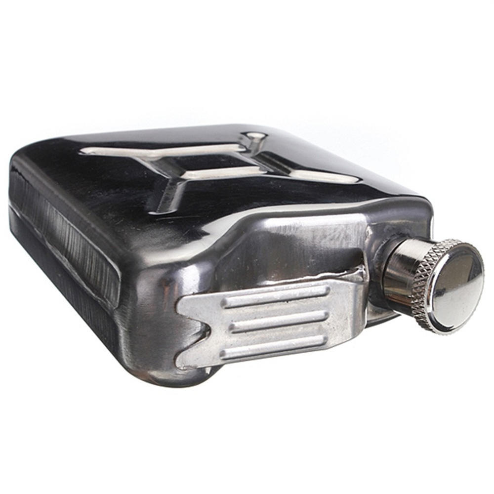 Портативная высококачественная фляжка в форме ведра для бензина с воронкой для дома, свадьбы, вечеринки, бара, алкогольных напитков, ликера, виски