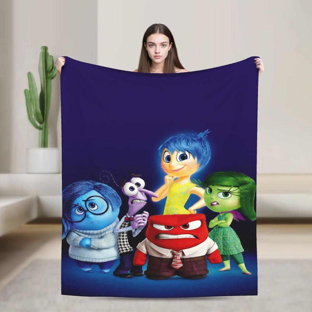 I-InsideS O-Out Blanket Quality Super Warm Throw Blanket Winter Children Couch Chair Sofa Bed Print Bedspread