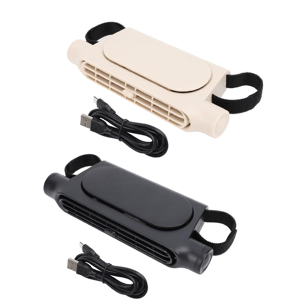 Вентилятор для автомобильного сиденья USB без лопастей, угол наклона 3 скорости, регулируемый тихий вентилятор для подголовника автомобиля для уличного отдыха