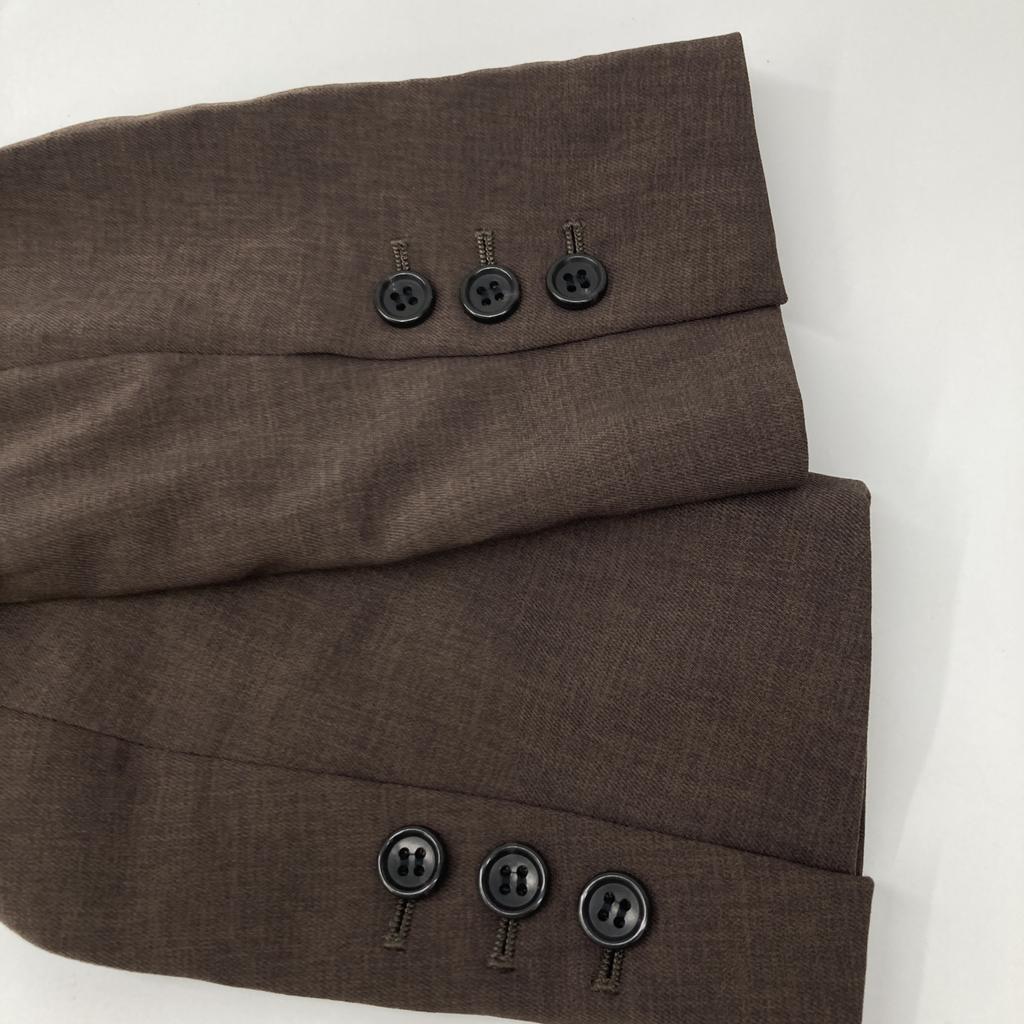 Theory 24 Years Brown Crisp Twill SB Slim Blazer UL Tailored Jacket Jacket 0 BrownUsed