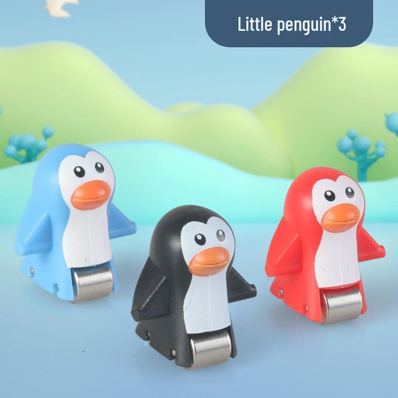 Игрушка Маленький пингвин, поднимающийся по лестнице, трек: Развивающая игрушка для детей 3-6 лет