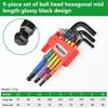 9PCS Ball-End Allen Key Set Color Torx Wrench Set High Quality Bicycle Repair Tool