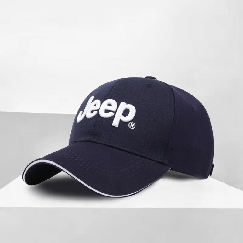For Jeep Car Baseball Cap Outdoor Adjustable Casual Hats Sunscreen Hat For Jeep Renegade Wrangler JL JK Gladiator Grand Chero