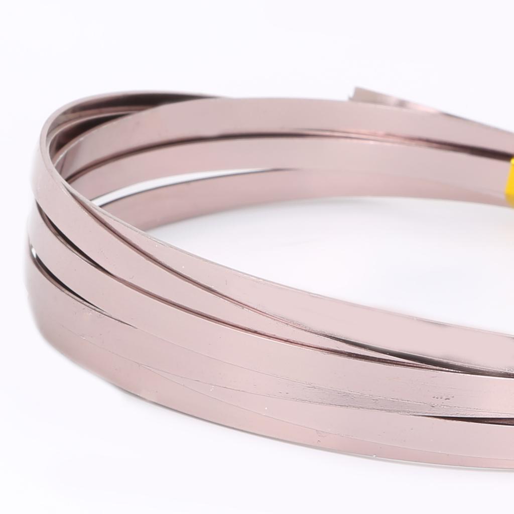 3 метра/лот, плоская алюминиевая проволока 5 мм x 1 мм для DIY ювелирных изделий, резьба для изготовления ремесел