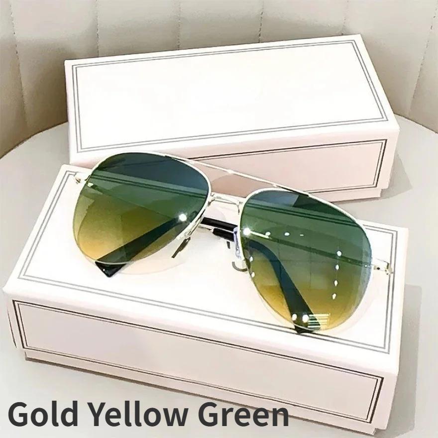 2024 модные мужские новые крутые солнцезащитные очки персонализированные женские солнцезащитные очки для вождения и езды на велосипеде солнцезащитные очки-пилоты