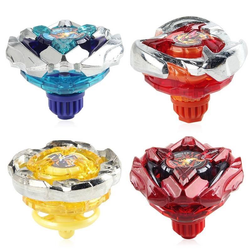 Durable Blue Alloy Spinning Top Toy Single Pack Non-electric Battle Gyro For Kids