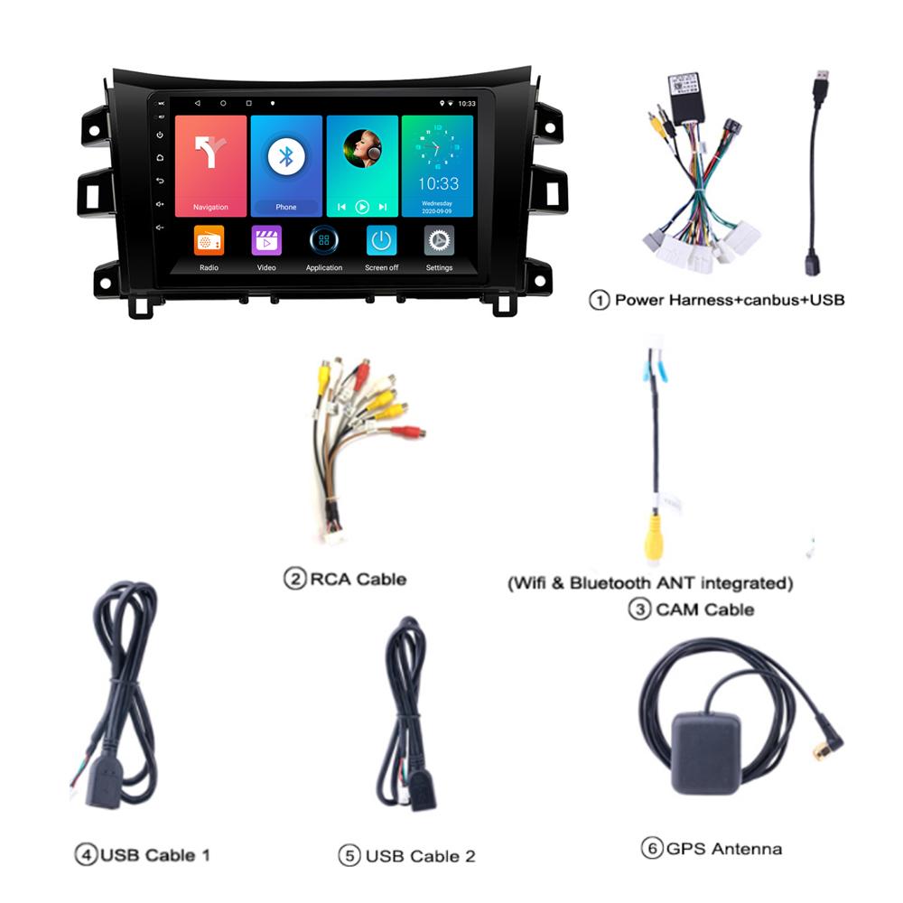 icreative 2DIN Android Car Multimedia Radio For Nissan NAVARA Frontier NP300 2015-2018 GPS Navigation Auto Stereo Player