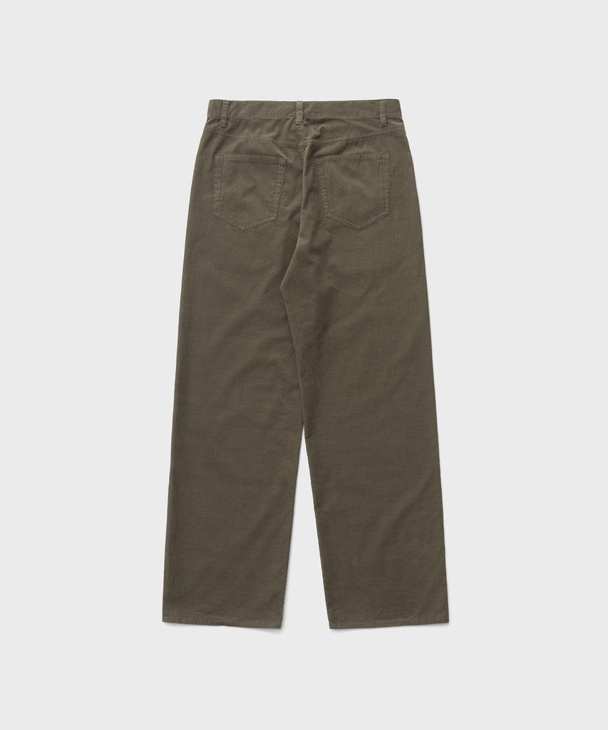 ANOTHER OFFICE Kurt Light Corduroy Pants (Olive Gray)