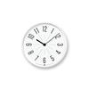 Jiji AWA13-03 WH Analog Wall Clock, Tabletop or Wall Clock with Stand, Aluminum, White