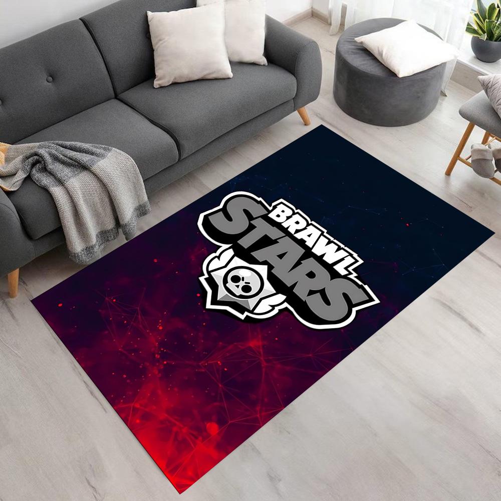 Brawl Stars Area Rug Suitable for Study room Dining Room Hallway Dormitory Anti-slip Rug Decorate Offices Perfect Gift for Valentine's Wedding Birthda