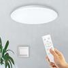[High Brightness and Energy-Saving] LED Ceiling Light, 45W, 4950lm, Stepless Dimming and Color Adjustment, Remote Control Included, Compact and Slim,