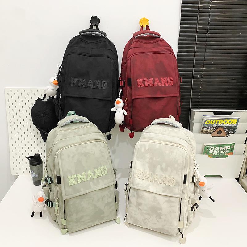 Trendy Graffiti Backpack for Junior High To College Students - Unisex, Large Capacity, Double Shoulder