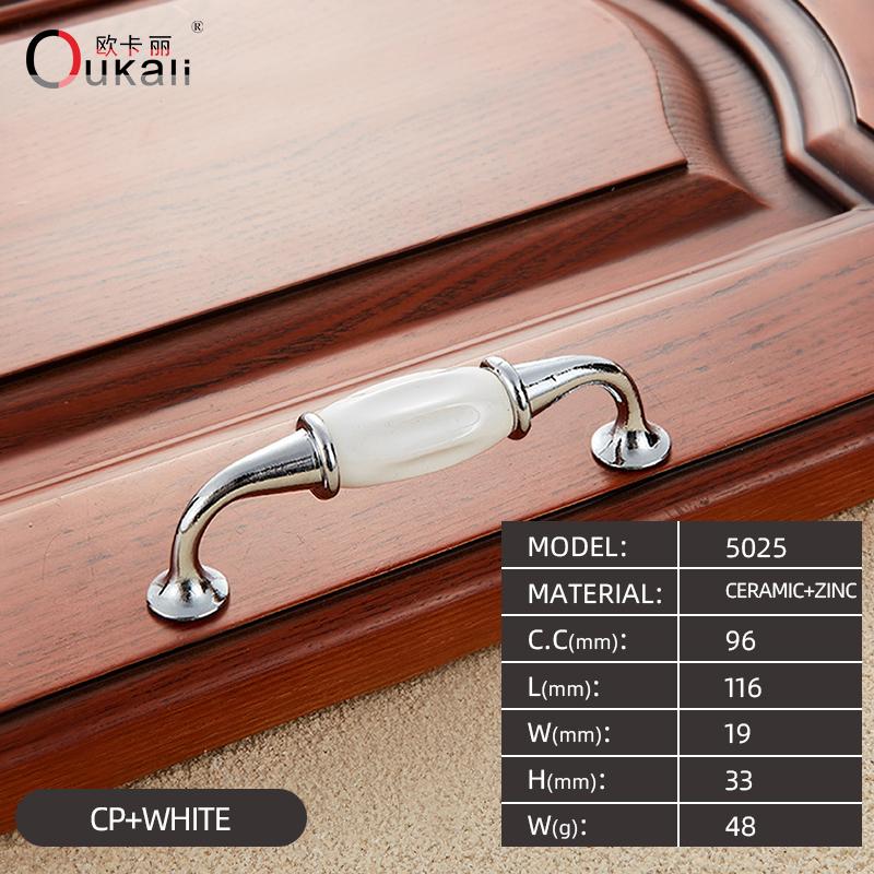 Modern Zinc Ceramic Handles Steel Knobs Cabinet Drawer Wardrobe Dresser Closet Bathroom Living Room Outdoor Use Made China