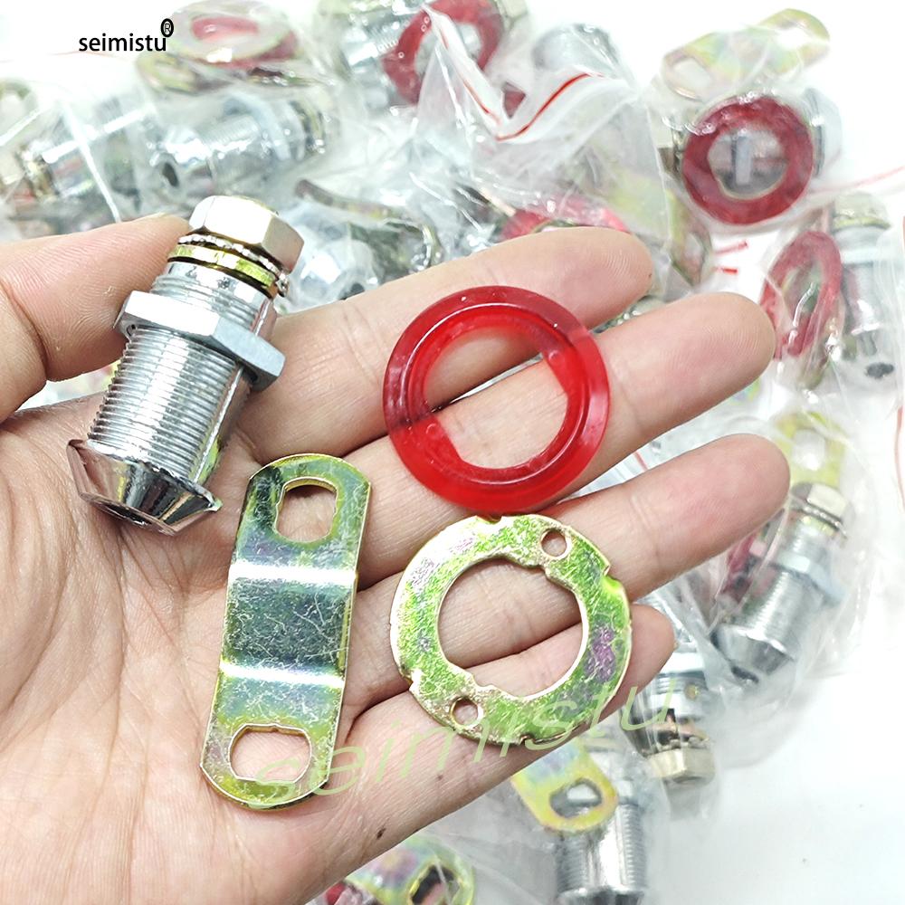 1 Unit Lock Key Arcade Game Claw Crane Swing Vending Machine Box Cabinet Drawer Coin Door Lockset Tool Box For Pinball Arcade