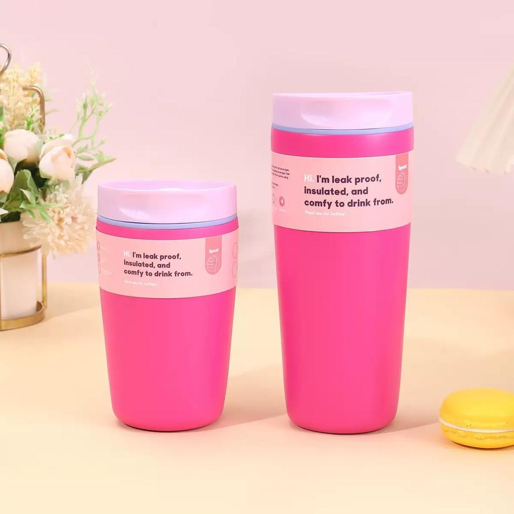 12oz/20oz Large Capacity Car Mounted Stainless Steel Thermos Cup Travel Thermos Bottle Coffee Mug Vacuum Flask Insulated Cups