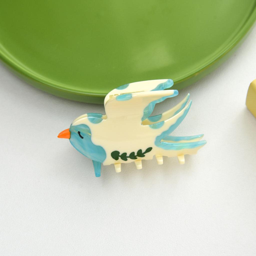 Acetate Cute Spring Swallow Series Hair Claw Cartoon Bird Hair Clips for Women Girls Hairpin Headwear Hair Accessories for Women