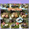 Charming Mini Animals Resin Ornaments For Delightful Fairy Garden Decoration