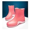 Женские удобные резиновые сапоги, нескользящие, водонепроницаемые, женская обувь, модные, повседневные, теплые резиновые сапоги, резиновые бахилы 2024