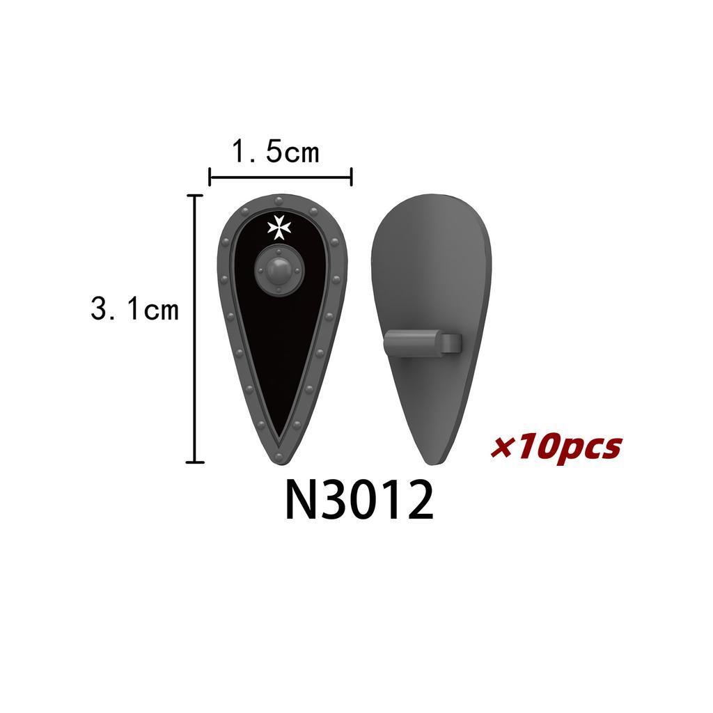 Набор средневековых строительных блоков с солдатами, лошадьми и настраиваемой броней для детей от 6 лет
