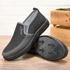 Весенние и осенние туфли из ткани Old Beijing, летние мужские туфли для пап среднего и пожилого возраста, легкие, удобные, дышащие, нескользящие и износостойкие