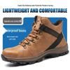 High-Top Wear-Resistant Safety Shoes: Anti-Smash, Anti-Puncture, Water-Repellent Microfiber Leather for All Seasons