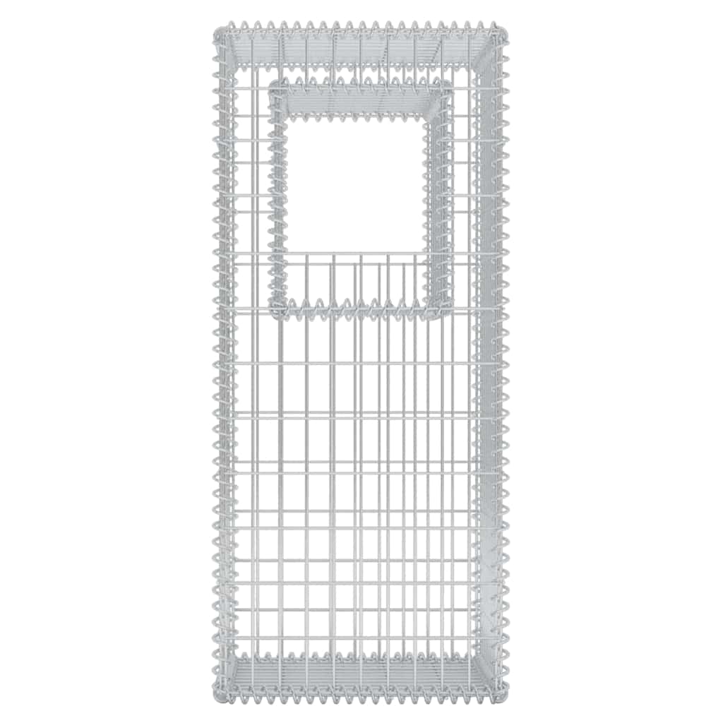Vidaxl Kosze Gabionowe Kolumny - Donice, 2 Szt., 50X50X120 Cm