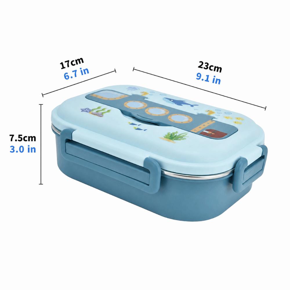 3 Compartment Leakproof Lunch Box With Soup Bowl Food Storage Container For Office