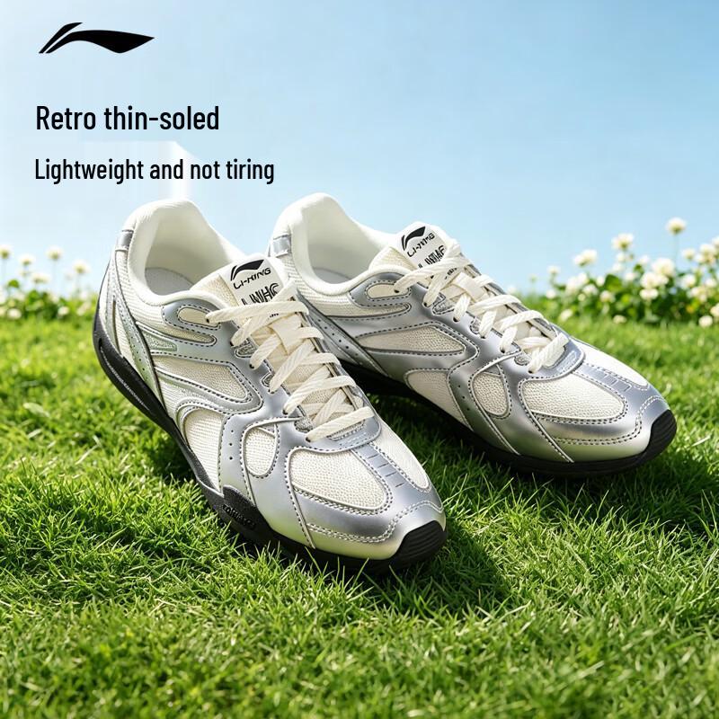 Li-Ning Женские повседневные туфли Filin Retro в стиле балета
