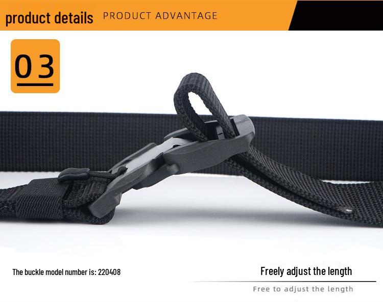 Men's Tactical Outdoor Belt - Military, Work, Casual Canvas Nylon Leather