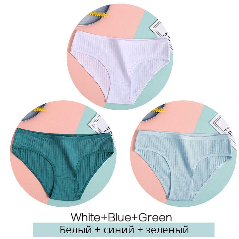 FINETOO 3 шт./компл. хлопковые трусики для женщин, сексуальные трусы с низкой посадкой, женские трусы M-XL, женское однотонное нижнее белье, нижнее белье для девочек
