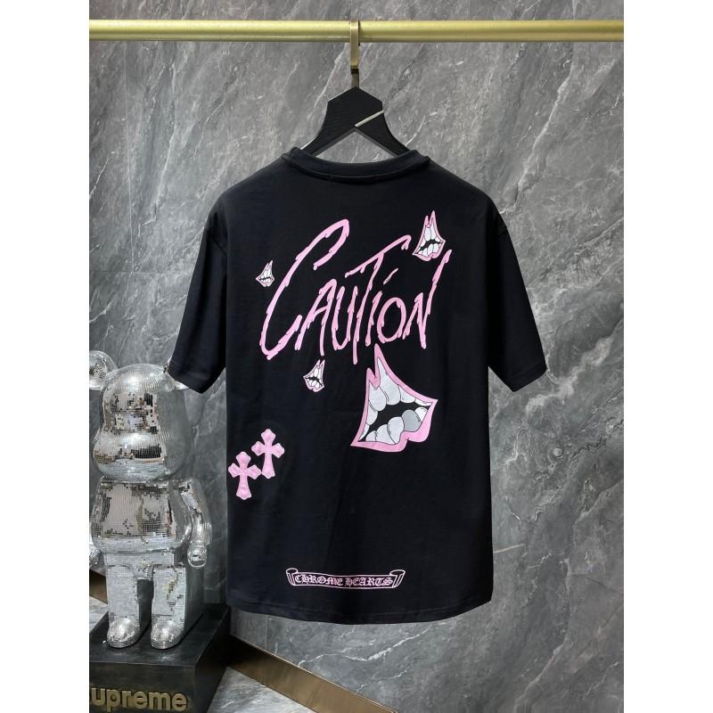 Unisex Loose Fit Cotton T-Shirt With Sanskrit Cross Sword Print Streetwear Tee