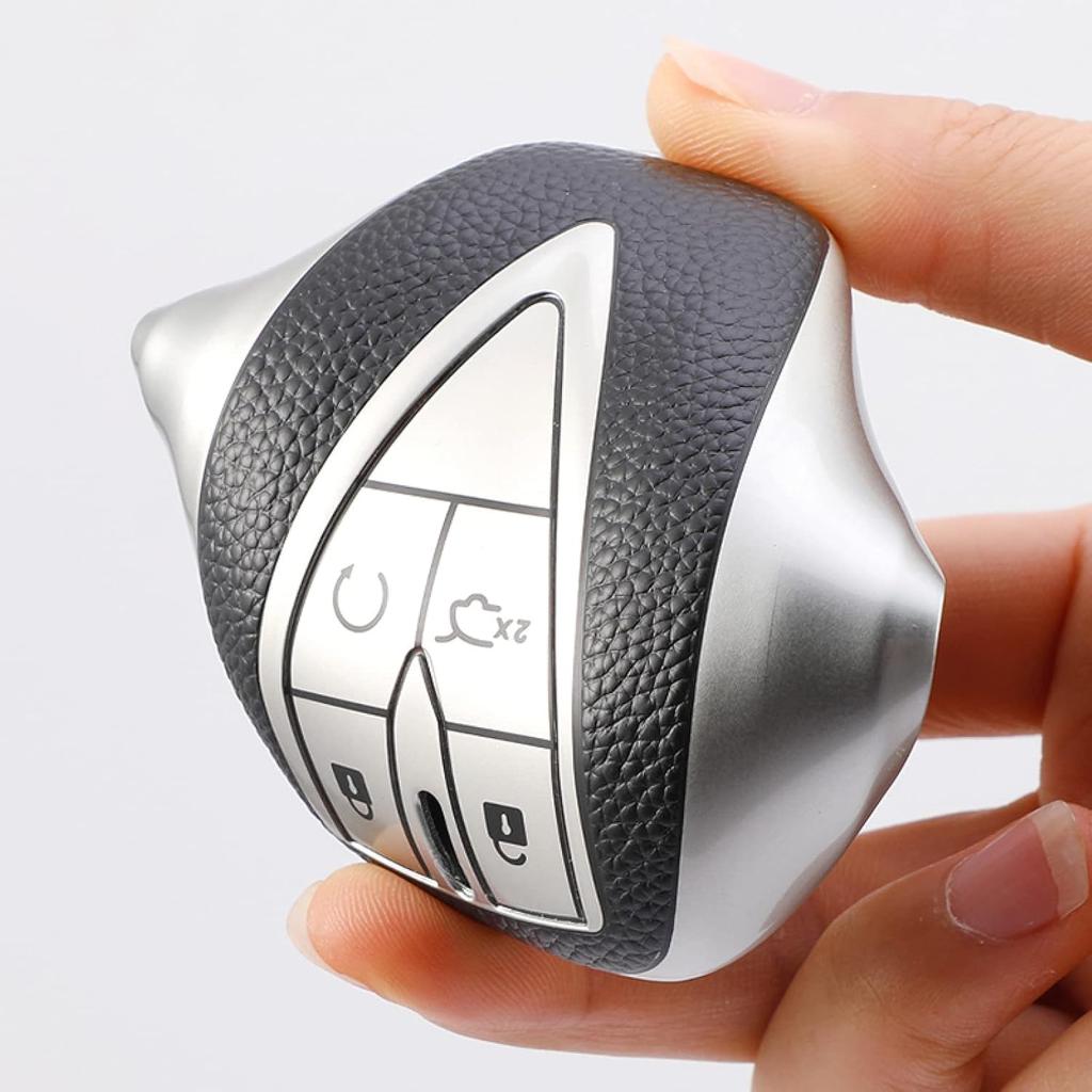 Подходит для Changan CS35 Plus CS75PLUS CS55PLUS кожаный TPU автомобильный смарт-ключ 4 кнопки чехол сумка оболочка брелок защитный брелок