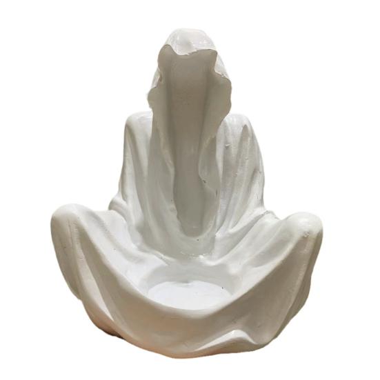 Yousheng Halloween Candle Holder Spooky Resin Grim Reaper Skeleton Human Organ Statue Tabletop Tea Light Holder for Home Office Kitchen Mantel Decor