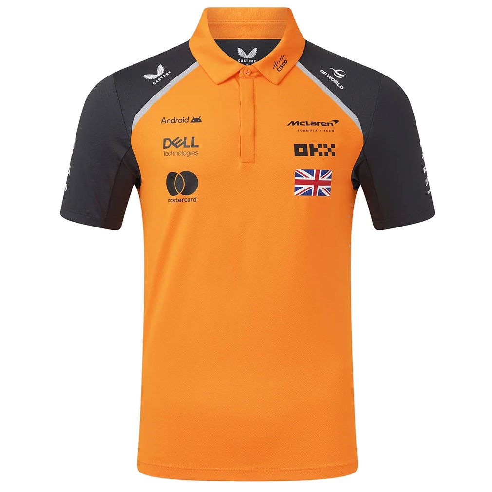 Детская футболка-поло McLaren Формула 1 Ландо Норрис F1 164