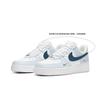 Nike Air Force 1 Shopping Bag, Couple's Slip Resistant Height Increasing Low top Skateboard Shoes Unisex Glacier Blue HV2511-100(Team2154-S-BOX)