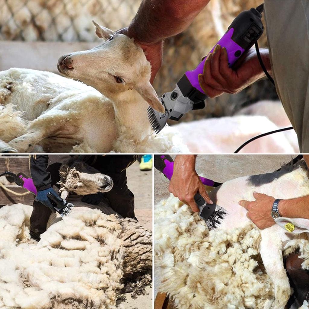 1500 Вт 2800 об/мин 110 В/220 В 6 скоростей электрическая машина для стрижки овец и коз машинка для стрижки сельскохозяйственных ножниц резак для шерсти ножницы для резки машины
