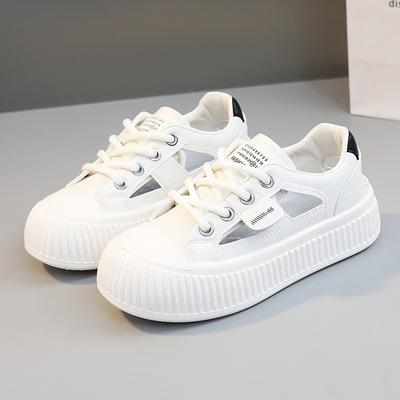 Новые полые дышащие повседневные кроссовки - толстая подошва с увеличением высоты, износостойкие, противоскользящие, с защитой от запаха, амортизация мягкой пулей, модная обувь